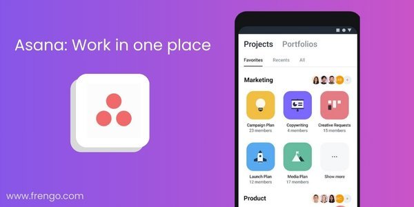 Asana project management app
