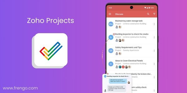 Zoho Project Management App